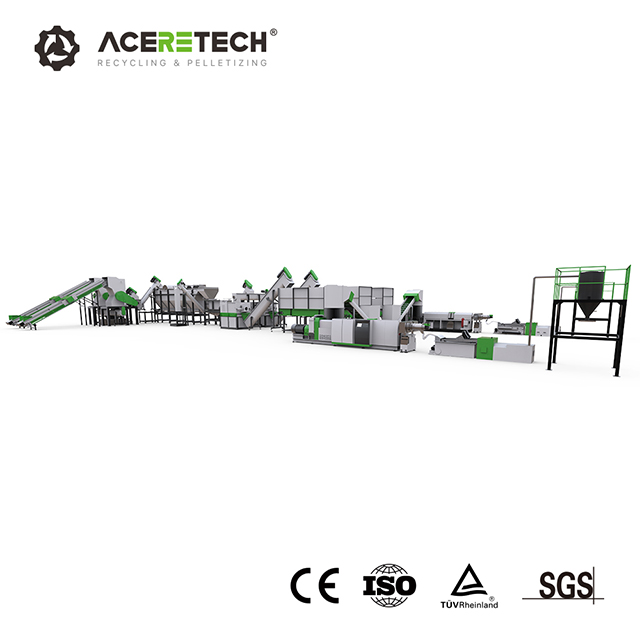 AWS-HDPE 格安廃瓶リサイクルライン